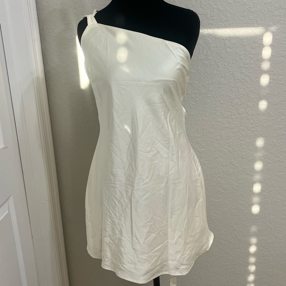 Peppermayo Cream Satin Fabric - Picture 2 of 9